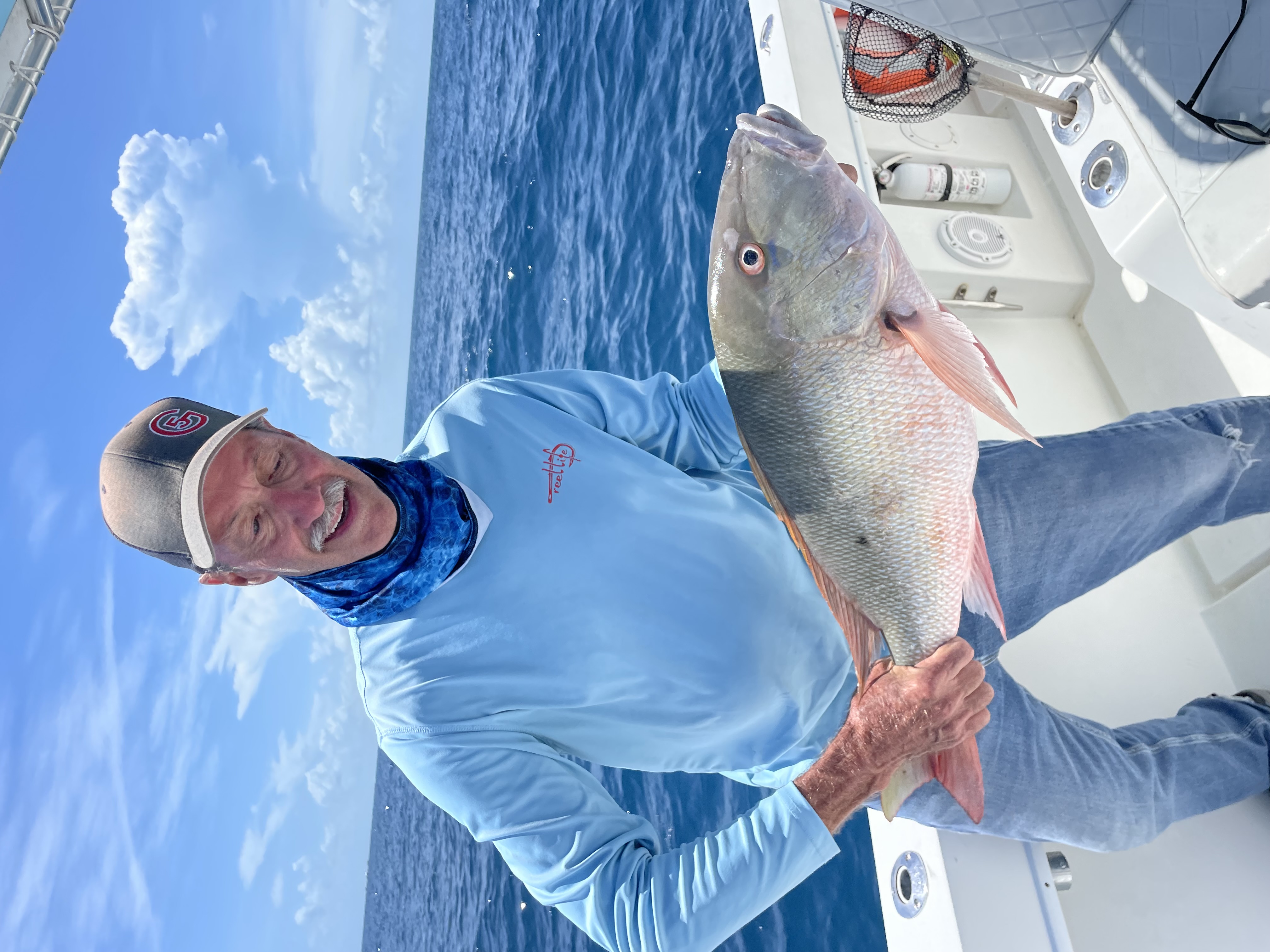 Amberjack caught on wreck fishing charter